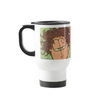 Jon's Bad Hair Day, travel mug