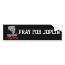 Joplin Missouri Tornado Survivor Bumper Stickers