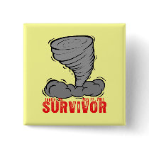 Joplin Missouri Tornado Survivor Pinback Buttons
