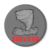 Joplin Missouri Tornado Survivor Fridge Magnet