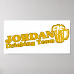 Jordan Drinking Team Posters