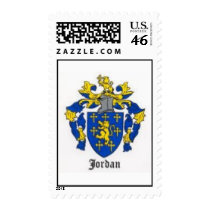 Jordan Family Crest postage