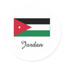 Jordan Flag Design stickers