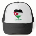 Jordan Flag Heart hats