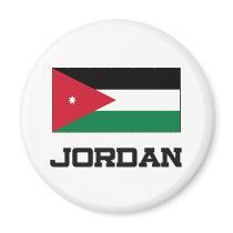 Jordan Flag magnets