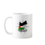 Jordan Flag Map 2.0 Coffee Mugs