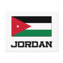 Jordan Flag postcards