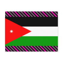 Jordan Flag postcards
