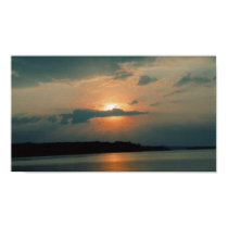 Jordan Lake Sunset 1 posters