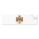 Jordan Official Coat Of Arms Heraldry Symbol bumper stickers by inquester Jordan Official Coat Of Arms Heraldry Symbol bumper stickers