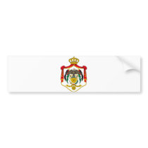 Jordan Official Coat Of Arms Heraldry Symbol bumper stickers