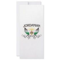 Jordanian For Life rack cards
