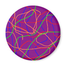 Jordans Purple Yarn magnets