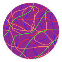 Jordans Purple Yarn stickers