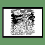 Jose Guadalupe Posada Calavera of Zapata postcards