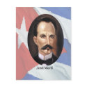 Jose Marti on Cuban Flag postcards