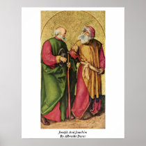 Joseph And Joachim By Albrecht Durer Print
