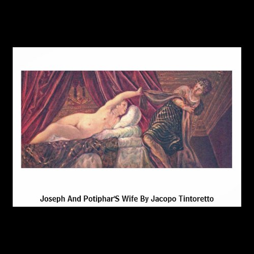 Joseph And Potiphar'S Wife By Jacopo Tintoretto Posters