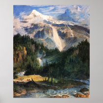 Joseph Anton Koch - Schmadribach Wasserfall, 1822 Posters