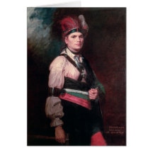 Joseph Brant, Chief of the Mohawks, 1742-1807 Card
