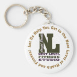 Joseph Brooks Next Level Fitness Studio 3 Key Chain