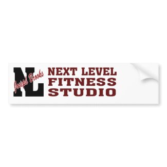 Joseph Brooks Next Level Fitness Studio bumpersticker