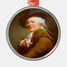 Joseph Ducreux Self Portrait Christmas Ornament