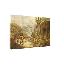 Joseph Gandy - The origin of the architecture Gallery Wrapped Canvas