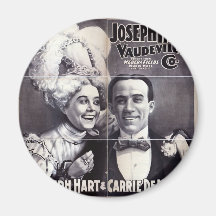 Joseph Hart Vaudeville Refrigerator Magnets