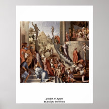 Joseph In Egypt By Jacopo Pontormo Poster