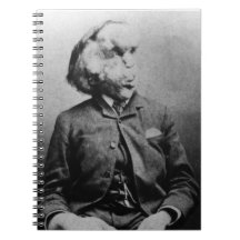 Joseph "John" Merrick The Elephant Man from 1889 Note Book