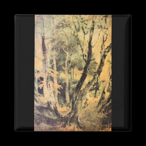 Joseph Mallord Turner - Birch woods with Gypsies Refrigerator Magnet