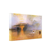 Joseph Mallord Turner - Calais - Collecting bait Canvas Prints