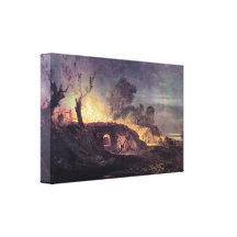 Joseph Mallord Turner - Coalbrookdale Stretched Canvas Print