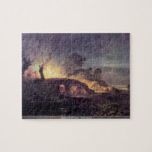 Joseph Mallord Turner - Coalbrookdale puzzle