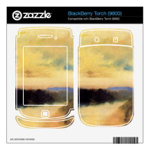 Joseph Mallord Turner - Evening landscape BlackBerry Decal