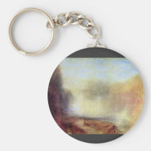 Joseph Mallord Turner - Falls of the Clyde Key Chain