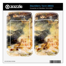 Joseph Mallord Turner - Fire at sea BlackBerry Torch Decals