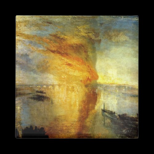 Joseph Mallord Turner - Fire at the Parliament bui Refrigerator Magnet