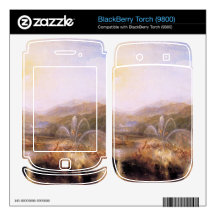 Joseph Mallord Turner - Fountain of indolence Decals For BlackBerry