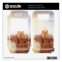 Joseph Mallord Turner - Harbor of Dieppe Skins For The Nokia E71