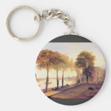 Joseph Mallord Turner - Home of William Moffatt Keychains