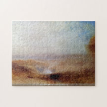 Joseph Mallord Turner-Landscape with a river Jigsaw Puzzles