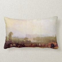 Joseph Mallord Turner - Plowing up turnips near Sl Throw Pillows
