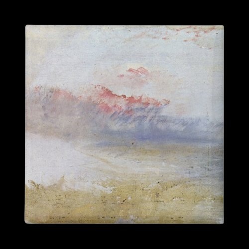 Joseph Mallord Turner - Red sky over a beach Magnet
