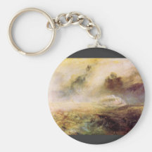 Joseph Mallord Turner - Rough Seas with wreckage Keychain