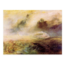 Joseph Mallord Turner - Rough Seas with wreckage Postcards