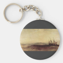 Joseph Mallord Turner - Ship aground Key Chains