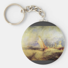 Joseph Mallord Turner - Ships at sea Keychain