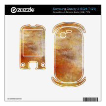 Joseph Mallord Turner - Sun setting over a lake Samsung Gravity 3 Decals